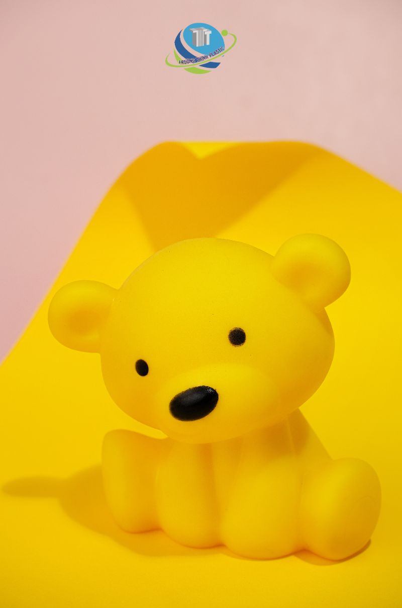 Đồ chơi xả stress hình con gấu màu vàng