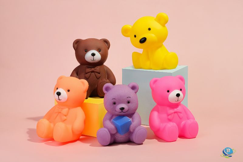 Đồ chơi xả stress hình con gấu nhiều màu sắc