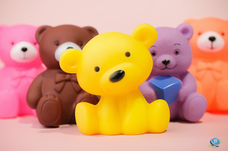 Đồ chơi xả stress hình con gấu nhiều màu sắc
